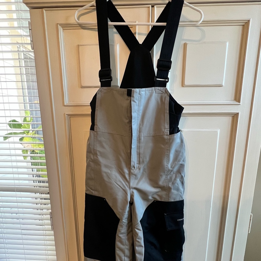 Obermeyer Black and Gray Snow Bib